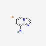 Structure of 6-BROMO-IMIDAZO[1,2-A]PYRIDIN-8-AMINE