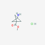 Structure of METHYL 3-AMINOBICYCLO[1.1.1]PENTANE-1-CARBOXYLATE HYDROCHLORIDE