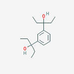 1,3-BIS(3-HYDROXY-3-PENTYL)BENZENE结构式