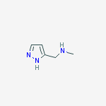 Structure of METHYL-(2H-PYRAZOL-3-YLMETHYL)-AMINE