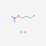 O-(3-Fluoropropyl)hydroxylamine hydrochloride结构式