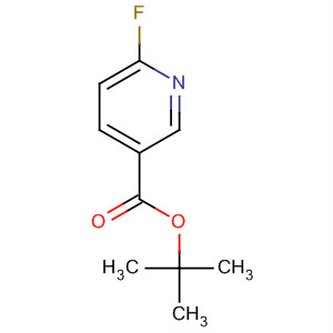3-Pyridinecarboxylic acid, 6-fluoro-, 1,1-dimethylethyl ester结构式