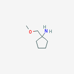 Structure of CYCLOPENTANAMINE,1-(METHOXYMETHYL)-
