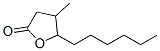 Structure of 5-hexyldihydro-4-methylfuran-2(3H)-one