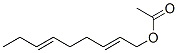 Structure of (2E,6E)-nona-2,6-dienyl acetate