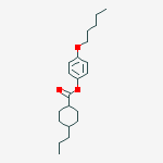 Structure of 4-Pentyloxyphenyl trans-4-propylcyclohexanecarboxylate