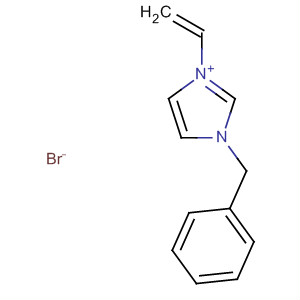 Structure of 1H-Imidazolium, 1-ethenyl-3-(phenylmethyl)-, bromide