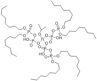 Structure of Isopropyl tri(dioctylpyrophosphate) titanate