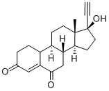Structure of 6-Ketonorethindrone