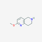 Structure of 2-mthoxy-5,6,7,8-tetrahydro-[1,6]naphthyridine