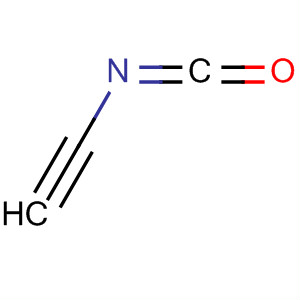 Structure of Ethyne, isocyanato-