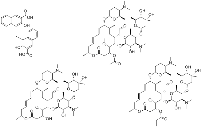 Structure of SPIRAMYCIN EMBONATE