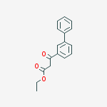 Structure of ETHYL 3-(3-BIPHENYL)-3-OXOPROPANOATE