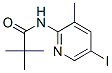 Structure of N-(5-IODO-3-METHYL-PYRIDIN-2-YL)-2,2-DIMETHYL-PROPIONAMIDE