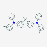 Structure of 9,9-Dimethyl-N,N'-bis(3-methylphenyl)-N,N'-diphenyl-9H-fluorene-2,7-diamine
