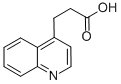 Chemical structure of 3-(QUINOLIN-4-YL)PROPANOIC ACID