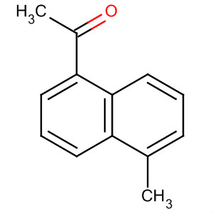 Structure of Ethanone, 1-(5-methyl-1-naphthalenyl)-