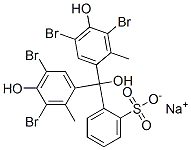 Structure of BROMOCRESOL GREEN SODIUM SALT
