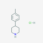 Structure of 4-(4-Methylphenyl)Piperidine Hydrochloride