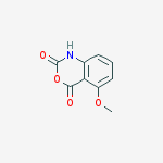 5-methoxy-1H-3,1-benzoxazine-2,4-dione结构式