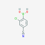 Structure of (2-Chloro-4-cyanophenyl)boronic acid