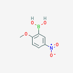 Structure of 2-METHOXY-5-NITROPHENYLBORONIC ACID