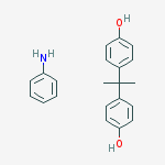 Structure of Formaldehyde, polymer with benzenamine, maleated, cyclized