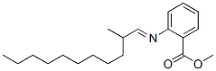 Structure of methyl 2-[(2-methylundecylidene)amino]benzoate