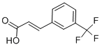 Structure of (E)-m-(trifluoromethyl)cinnamic acid