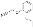 Structure of (2-ethoxyphenoxy)acetonitrile