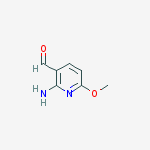 Structure of 3-PYRIDINECARBOXALDEHYDE,2-AMINO-6-METHOXY-