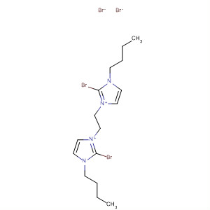 Structure of 1H-Imidazolium, 1,1'-(1,2-ethanediyl)bis[3-butyl-, dibromide