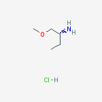 Structure of (R)-1-Methoxymethyl-propylamine hydrochloride