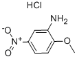 Structure of 2-Methoxy-5-nitroaniline hydrochloride