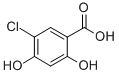 Structure of 2,4-DIHYDROXY-5-CHLOROBENZOIC ACID