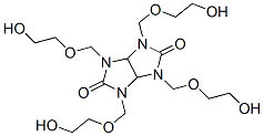 四氢-1,3,4,6-四[(2-羟基乙氧基)甲基]-咪唑并[4,5-D]咪唑-2,5(1H,3H)-二酮结构式