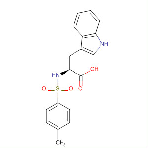 L-Tryptophan, N-[(4-methylphenyl)sulfonyl]-结构式