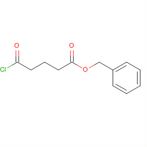 Structure of Pentanoic acid, 5-chloro-5-oxo-, phenylmethyl ester