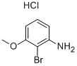 2-BROMO-3-METHOXYANILINE HYDROCHLORIDE结构式