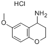Structure of 6-METHOXY-CHROMAN-4-YLAMINE HYDROCHLORIDE