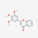 Structure of 2-(3,4,5-Trimethoxyphenyl)-4H-chromen-4-one