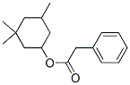 Structure of 3,3,5-trimethylcyclohexyl phenylacetate