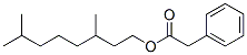 Structure of 3,7-dimethyloctyl phenylacetate
