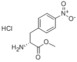 (S)-4-NITROPHENYLALANINE METHYL ESTER HYDROCHLORIDE结构式