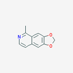 Structure of 5-methyl[1,3]dioxolo[4,5-g]isoquinoline