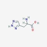 Structure of 1H-1,2,3-TRIAZOLE-4-PROPANOIC ACID A-AMINO-
