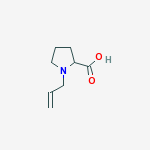 1-ALLYL-PYRROLIDINE-2-CARBOXYLIC ACID HYDROCHLORIDE结构式