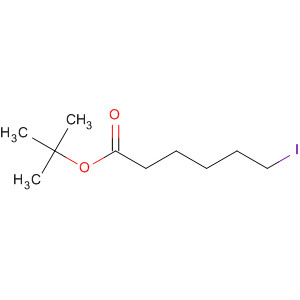 Structure of Hexanoic acid, 6-iodo-, 1,1-dimethylethyl ester