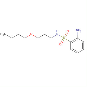 Benzenesulfonamide, 2-amino-N-(3-butoxypropyl)-结构式