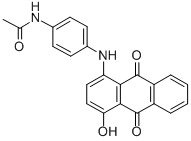 Structure of Solvent Blue 122